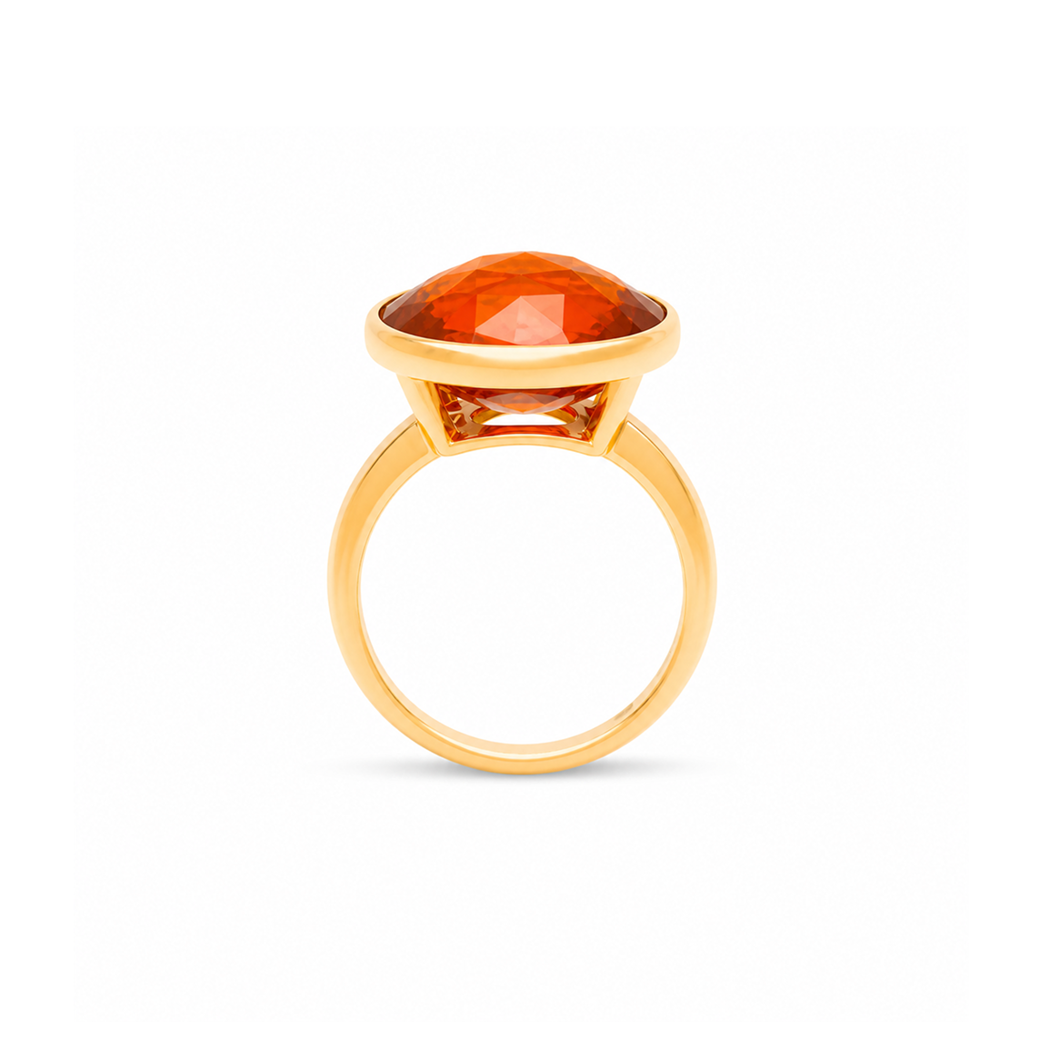 17Cts Spessartine Garnet ring