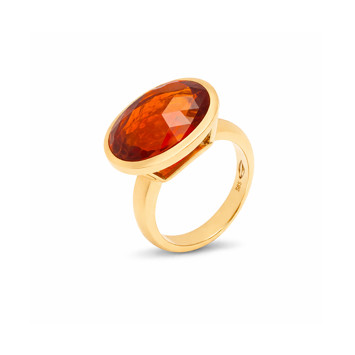 17Cts Spessartine Garnet ring