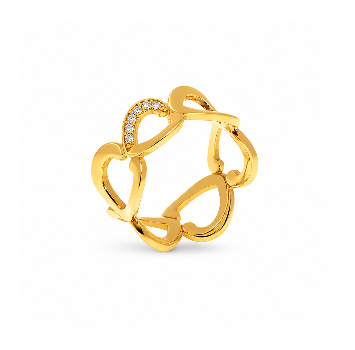 Heart To Heart White Diamonds Ring