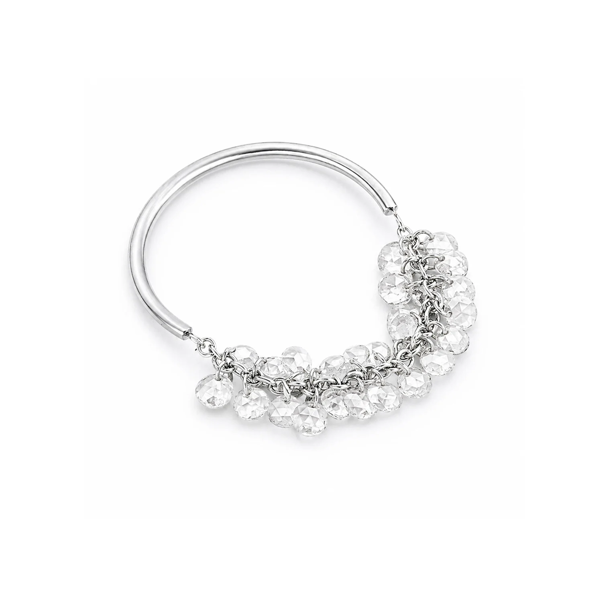 Dance Me Rose Cut Floating Diamond Ring