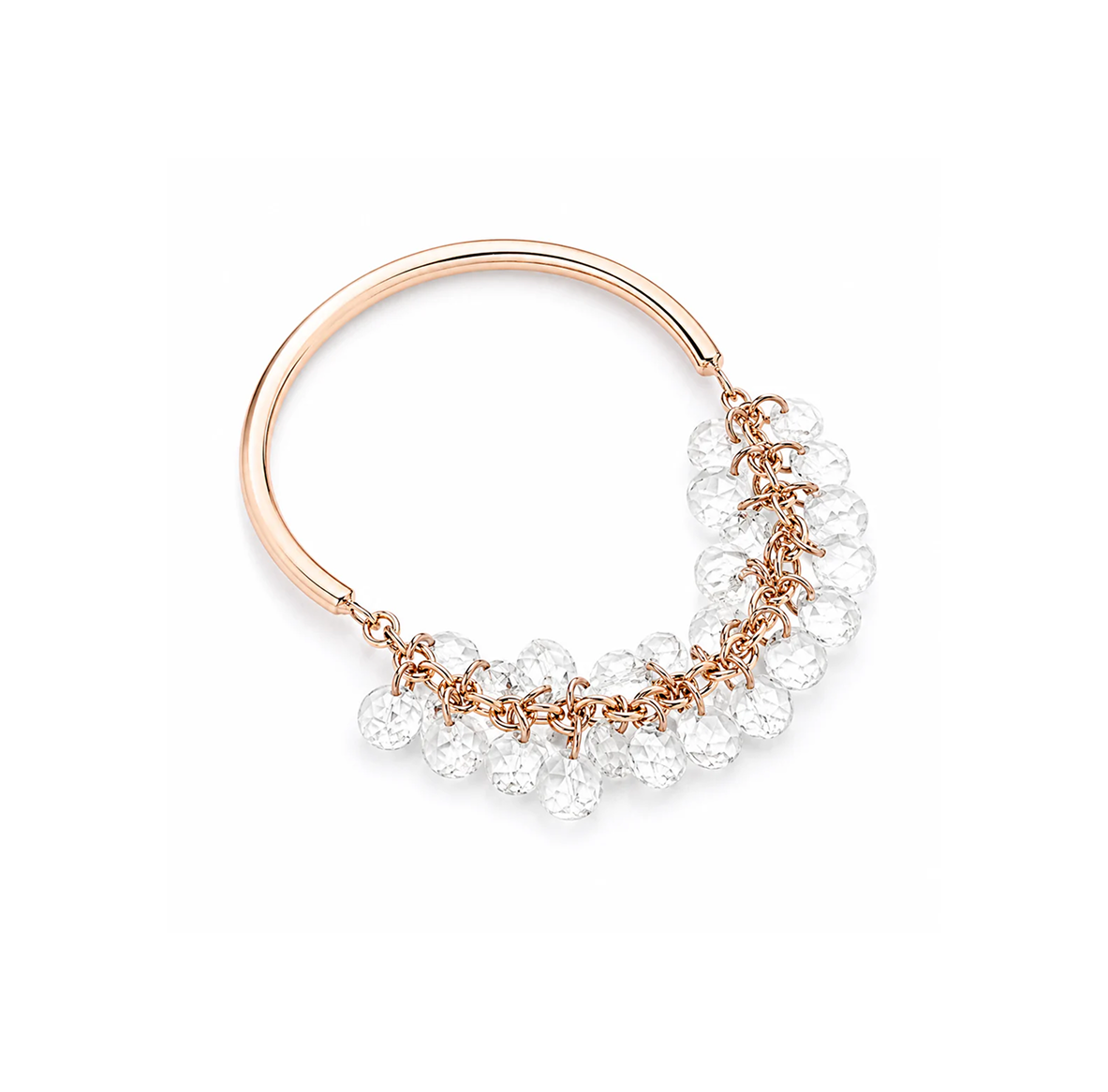 Dance Me Rose Cut Floating Diamond Ring