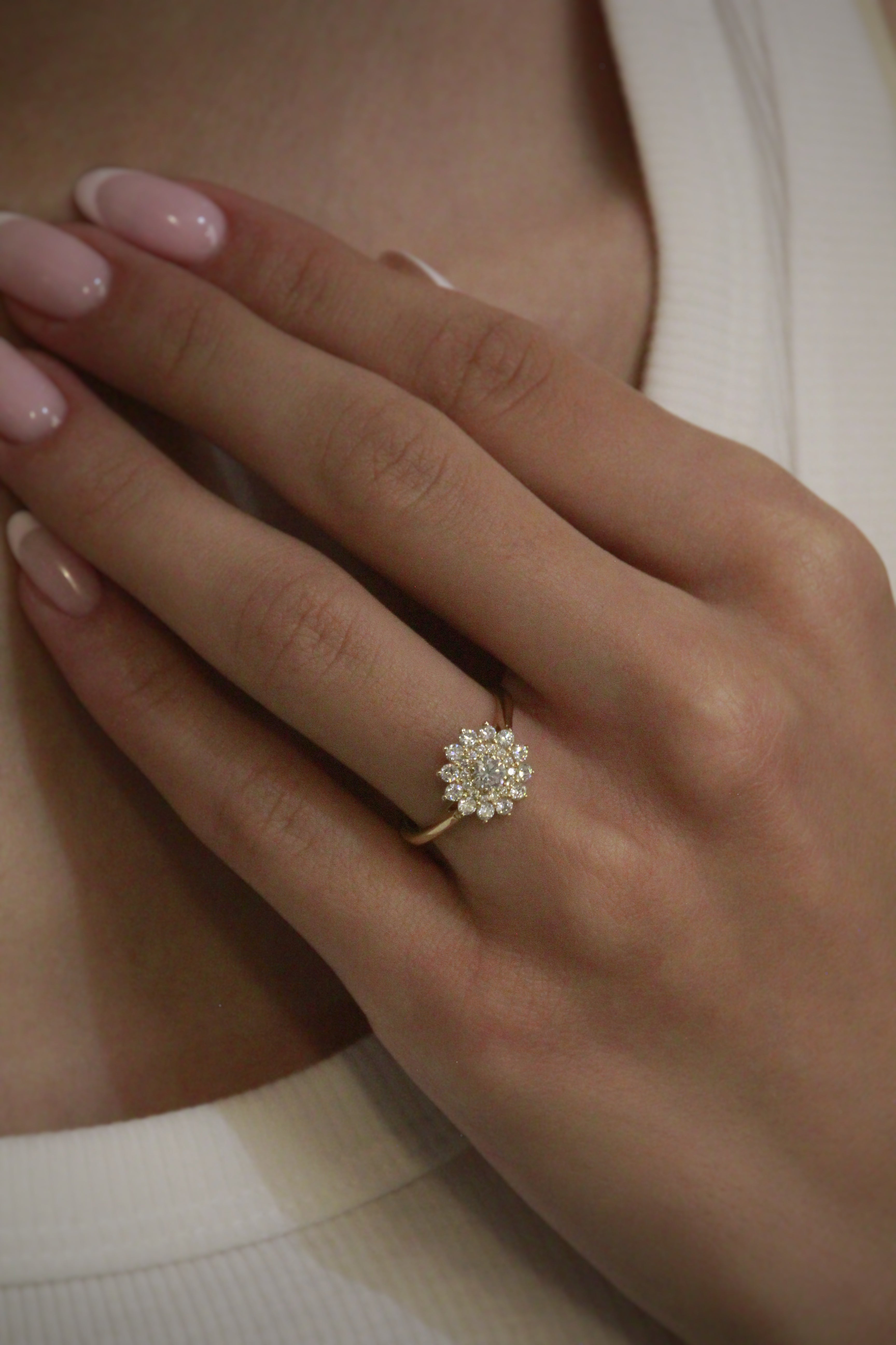 1.00 ct Round Solitary Diamond Ring