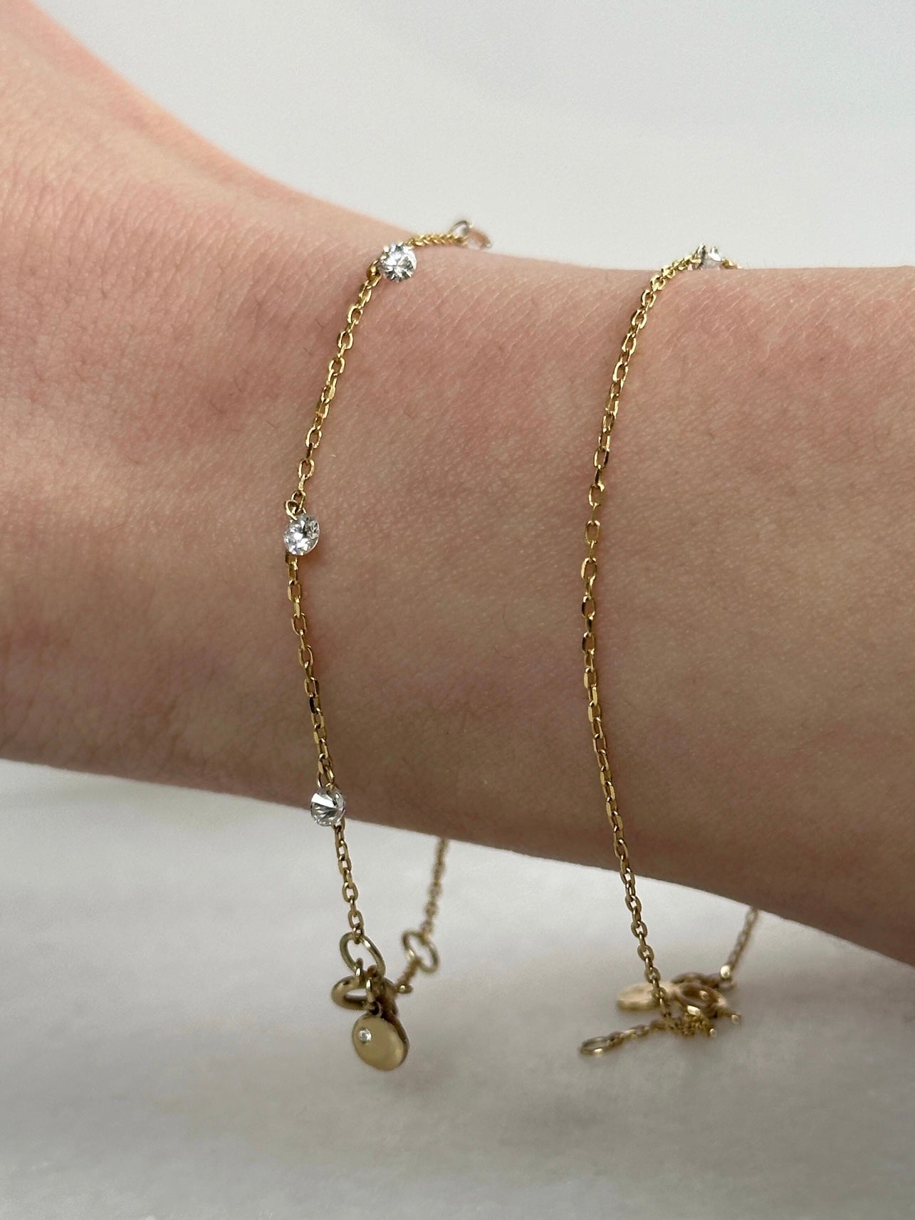 Five Diamonds Bracelet