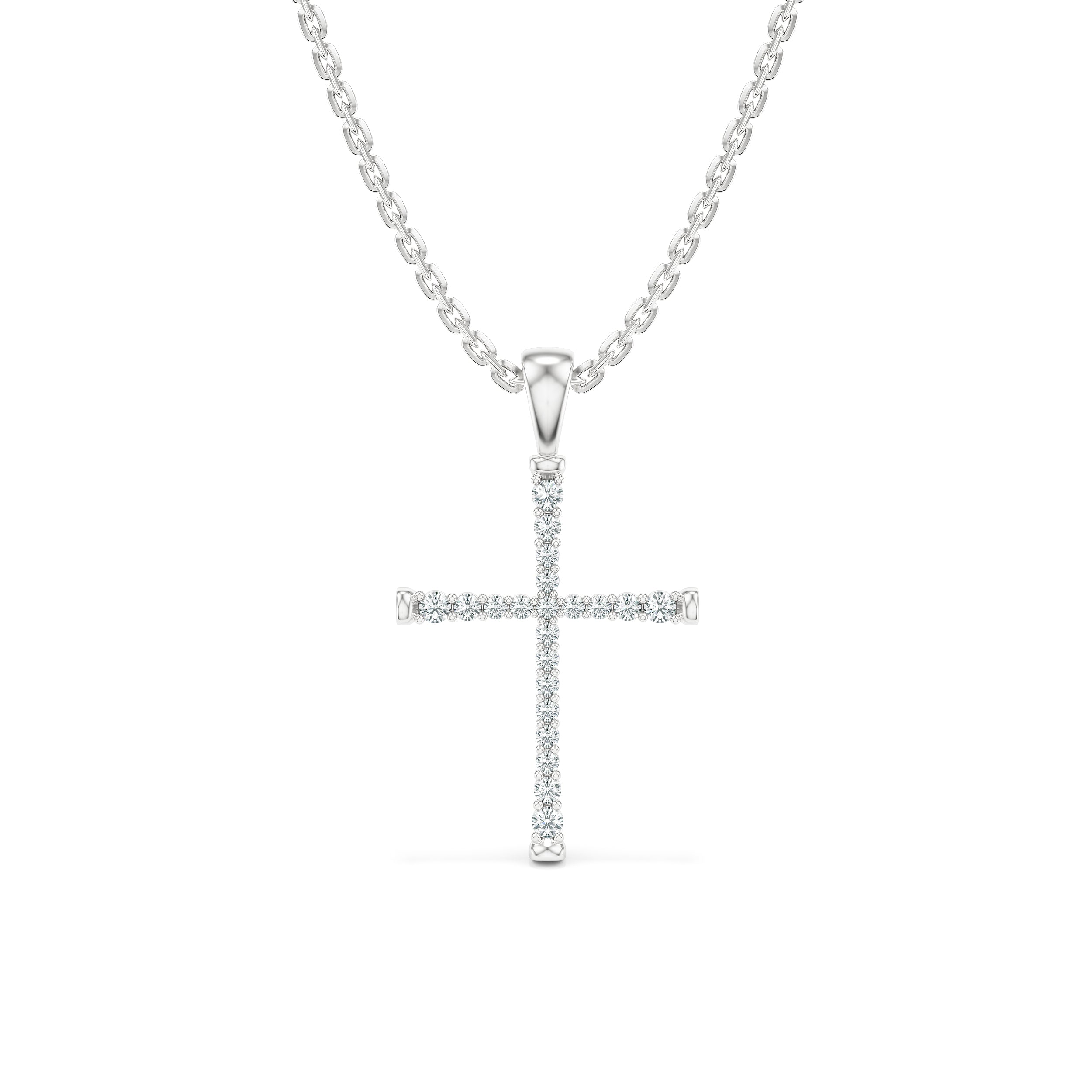 Graduated Cross Pendant