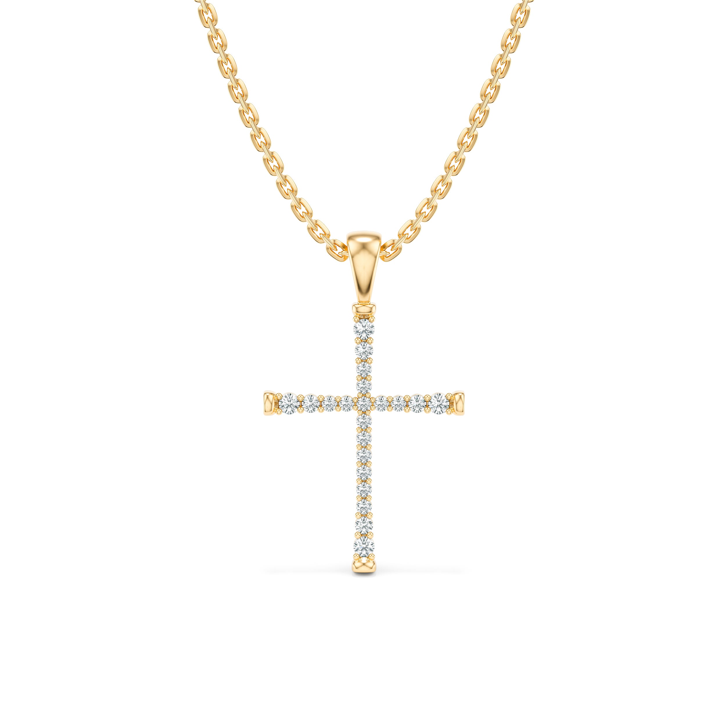Graduated Cross Pendant