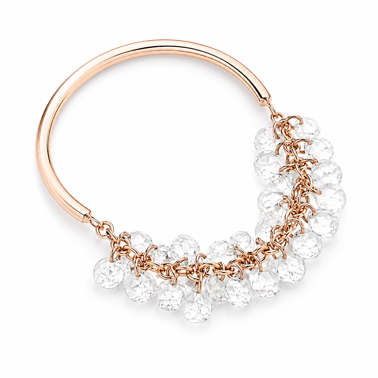 Dance Me Rose Cut Floating Diamond Ring