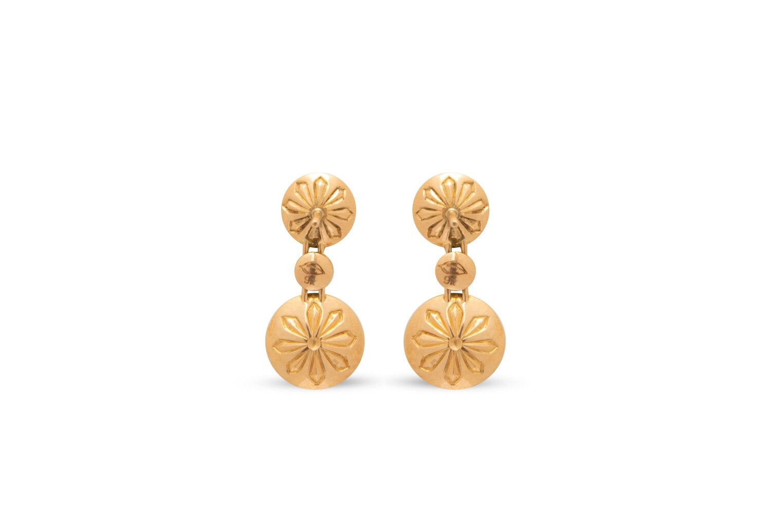 Moonstone Rose Quartz Diamonds Energy Earrings