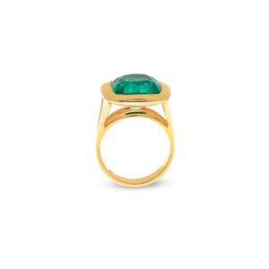 Cushion Emerald Ring - Image 2