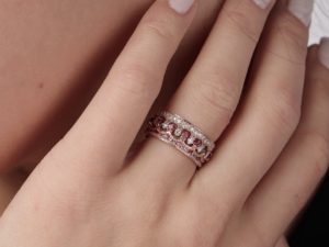 White Diamonds Crown Ring - Image 6