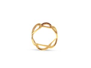 Heart To Heart Cognac Diamonds Ring - Image 2