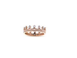 White Diamonds Crown Ring - Image 2