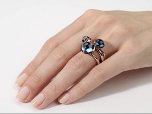 Sky Blue Topaz Large Sphere Ring - Image 11