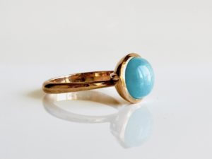 Amazonite Large Sphere Ring - Image 2