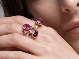 Pink Tourmaline Rubellite Ring - Image 3