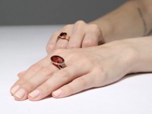 17Cts Spessartine Garnet ring - Image 11