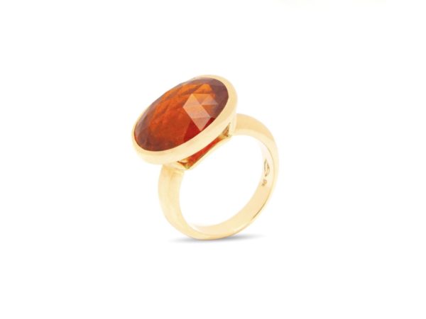 17Cts Spessartine Garnet ring