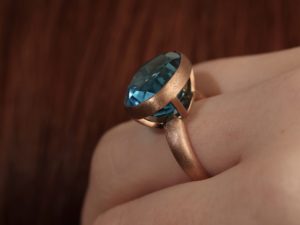 Swiss Blue Topaz Ring - Image 3