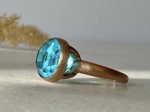 Swiss Blue Topaz Ring - Image 6