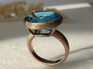 Swiss Blue Topaz Ring - Image 9