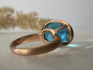 Swiss Blue Topaz Ring - Image 10