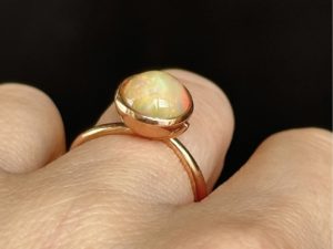 Opal Large Sphere Ring - Image 3