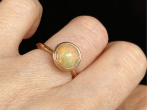 Opal Large Sphere Ring - Image 4