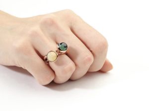 Opal Large Sphere Ring - Image 6