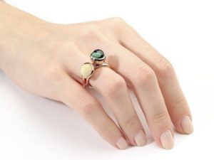 Opal Large Sphere Ring - Image 8