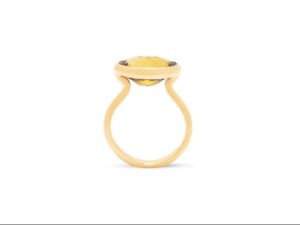 Simplicity Yellow Citrine Ring - Image 2