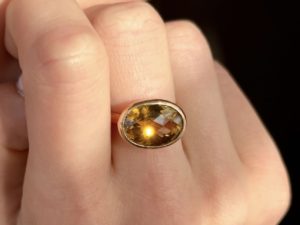 Simplicity Yellow Citrine Ring - Image 3