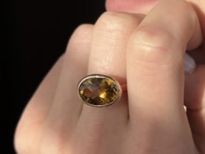 Simplicity Yellow Citrine Ring - Image 4