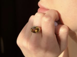 Simplicity Yellow Citrine Ring - Image 5