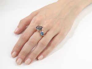 Simplicity London blue Topaz Ring - Image 6