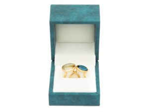 Simplicity London blue Topaz Ring - Image 11