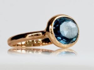 Simplicity London blue Topaz Ring - Image 5