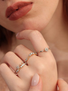 Flower Cluster Diamond Ring - Image 9