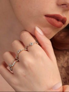 Flower Cluster Diamond Ring - Image 10