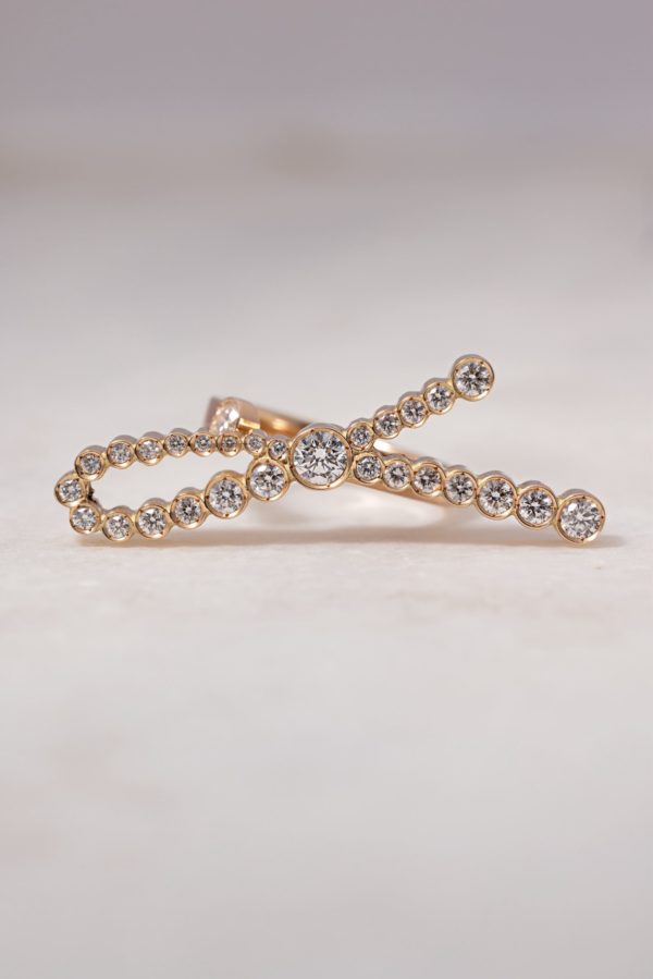 Diamond Bow Ring