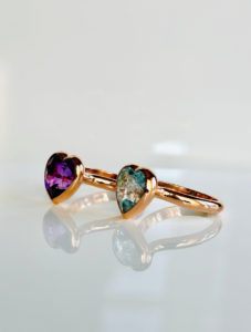 Amethyst Heart Ring - Image 3