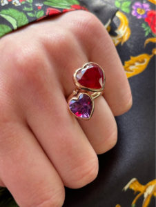 Amethyst Heart Ring - Image 8