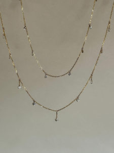 Diamonds Rainfall Necklace - Image 2