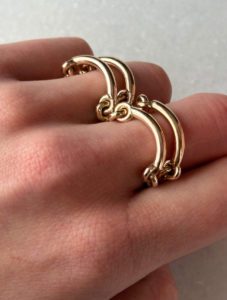 Chunky Links Ring - Image 3