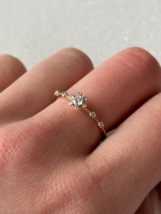 Flower Cluster Diamond Ring - Image 3