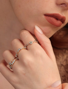 Flower Cluster Diamond Ring - Image 5