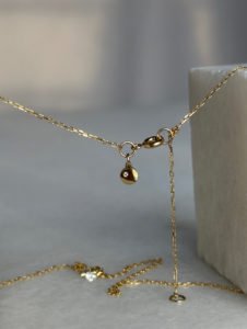 Two Diamonds Pendant Necklace - Image 3