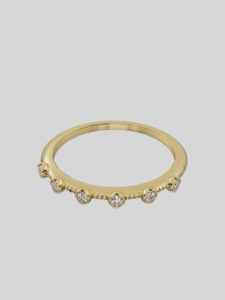 Diamond Line Ring - Image 2