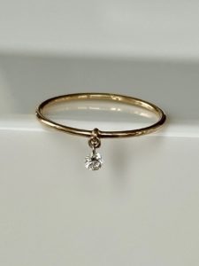 Floating Pierced Diamond Band Ring - Image 9